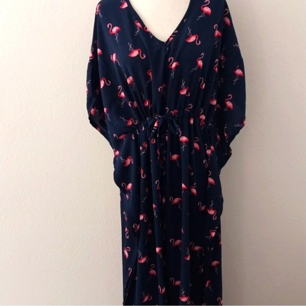 Agnes and Dora Pink Flamingo Kaftan - Picture 8 of 8